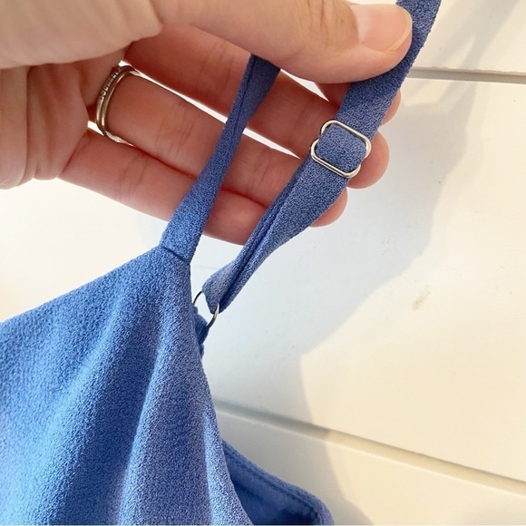 NWTs Dress The Population | Alondra Blouson Sheath Dress Blue Jay Size XXS - Picture 9 of 12